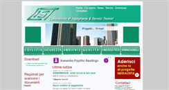 Desktop Screenshot of listingegneria.it
